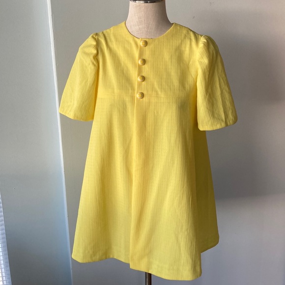 Tops - Sunshine yellow vintage baby doll top
